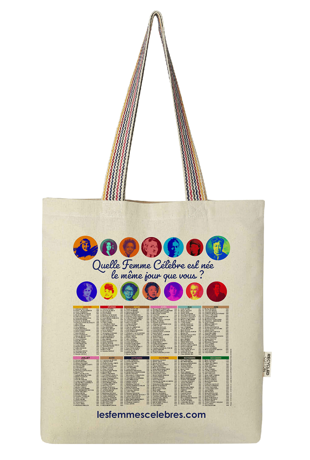 sac sac calendrier des femmes célèbres