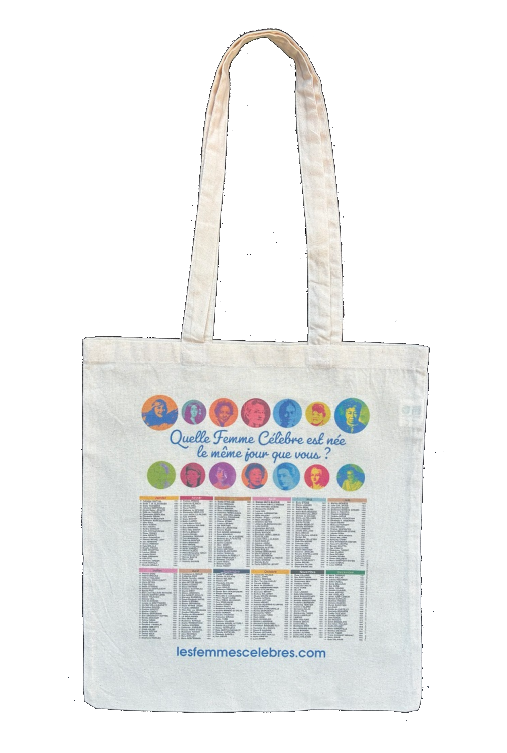 sacgigi sac calendrier des femmes célèbres